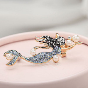 Кафф Русалка, золото. EC30910