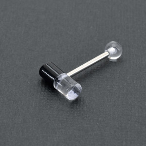 Штанга 1,6 мм для пирсинга языка. Пилюля. UBB1369