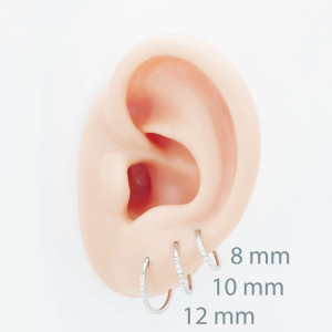 Кольцо сегментное 1,2 мм кликер. Кристаллы. HSEGJ01