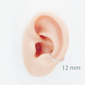 Кольцо сегментное 1,2 мм кликер. Кристаллы. HSEGJ01