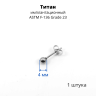 Серьга-гвоздик. Шарик. Титан. SES-422TI Серьга-гвоздик. Шарик. Титан. SES-422TI