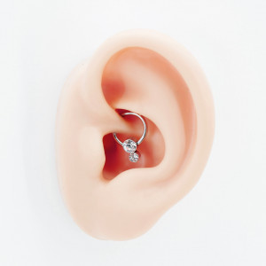 Кольцо 1,2 мм. Вставка с опалами. BCRJ03