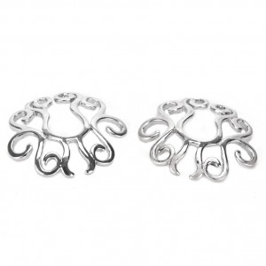 Клипса для имитации пирсинга соска. Узор. KX001