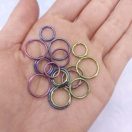 Кольцо сегментное 1,2 мм кликер, анодирование. Титан. HSEGTA16A