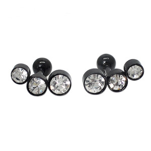 Штанга 1,2 мм. Три кристалла, титановое покрытие. Пара. BBER4905