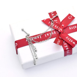 Штанга 1,2 мм для двух проколов. JC-1546