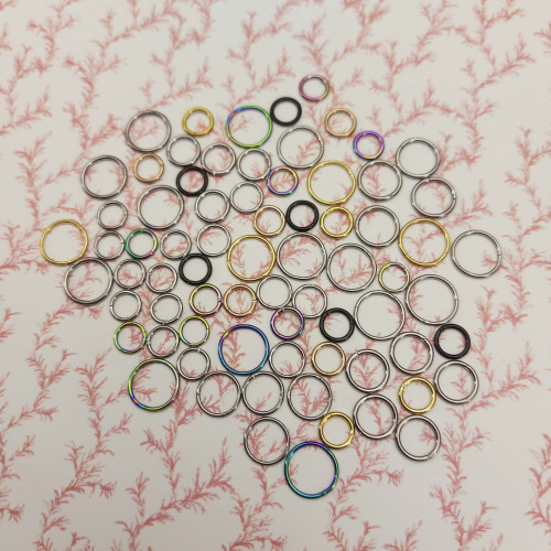 Кольцо сегментное 1,2 мм кликер. Титан. HSEGTA16