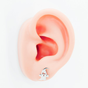 Серьга-гвоздик. Призрак. SE2932