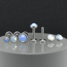 Интернал-лабрета 1,2 мм. Кристалл Opal. IL0419