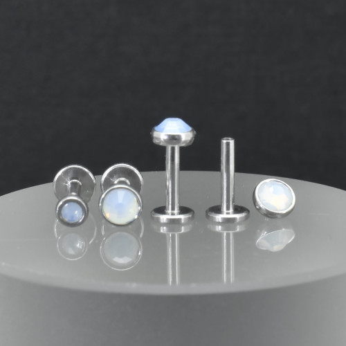 Интернал-лабрета 1,2 мм. Кристалл Opal. IL0419