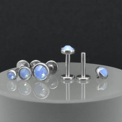 Интернал-лабрета 1,2 мм. Кристалл Opal. IL0419