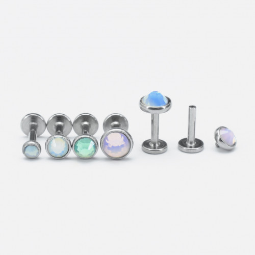Интернал-лабрета 1,2 мм. Кристалл Opal. IL0419