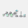 Интернал-лабрета 1,2 мм. Кристалл Opal. IL0419