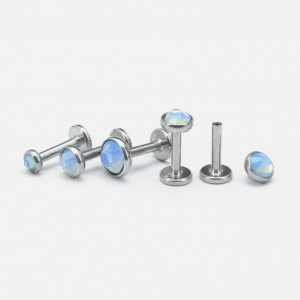 Интернал-лабрета 1,2 мм. Кристалл Opal. IL0419