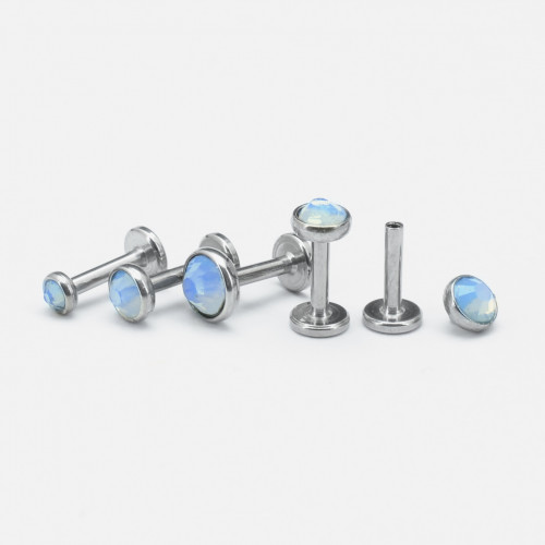 Интернал-лабрета 1,2 мм. Кристалл Opal. IL0419