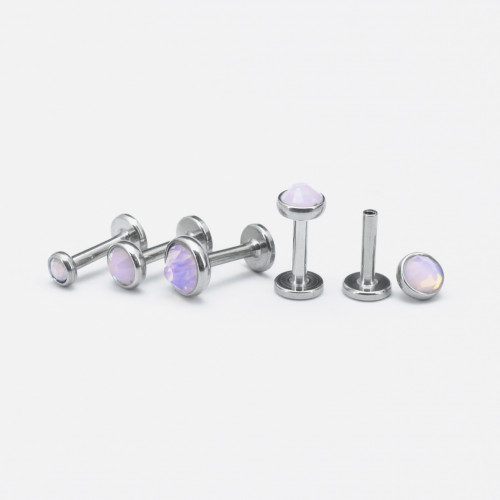Интернал-лабрета 1,2 мм. Кристалл Opal. IL0419