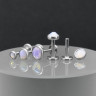 Интернал-лабрета 1,2 мм. Кристалл Opal. IL0419