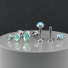 Интернал-лабрета 1,2 мм. Кристалл Opal. IL0419