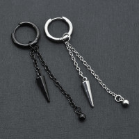 Серьги-кликеры с подвеской Шип и шарик. Пара. SK0249-2