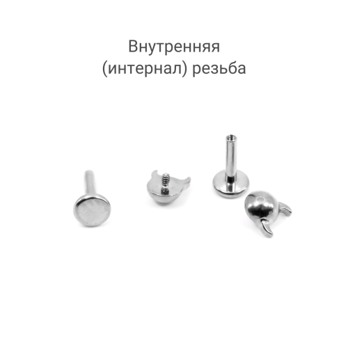 Интернал-лабрета. Титан. Рожки. ILT3247
