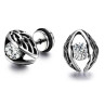 Серьга 1,2 мм с цирконом. BBER5633