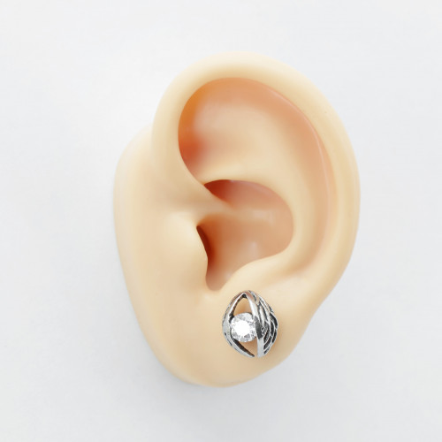 Серьга 1,2 мм с цирконом. BBER5633