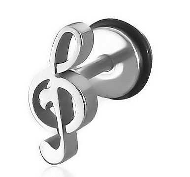 Серьга 1,2 мм. Скрипичный ключ C2162/991