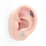 Серьга 1,2 мм. Скрипичный ключ C2162/991