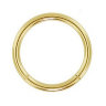 Кольцо сегментное 1,2 мм. Титан. Золотое анодированние. SEG16 Gold Ti