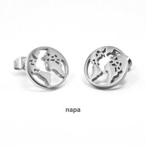 Серьги-гвоздики. Пара. Планета. SE3001-2