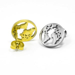 Серьги-гвоздики. Пара. Планета. SE3001-2