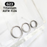 Серьги-кликеры 2,5 мм. Титан. Пара. SKT1322-2 Серьги-кликеры 2,5 мм. Титан. Пара. SKT1322-2