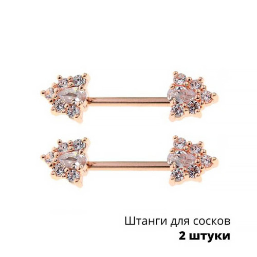 Украшения для пирсинга сосков. Пара. SNP764-2