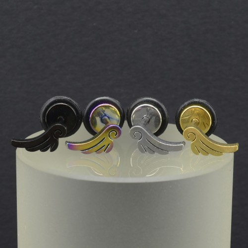 Серьга 1,2 мм. Крылышко. Пара. C107621