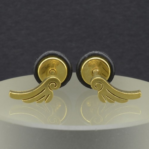 Серьга 1,2 мм. Крылышко. Пара. C107621