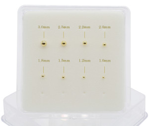 Нострила гвоздик 0,5 мм. Шарик 2,5 мм. NOSE-2,5