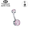 Интернал украшение для пирсинга пупка. Титан. IBNTJ7868 Интернал украшение для пирсинга пупка. Титан. IBNTJ7868