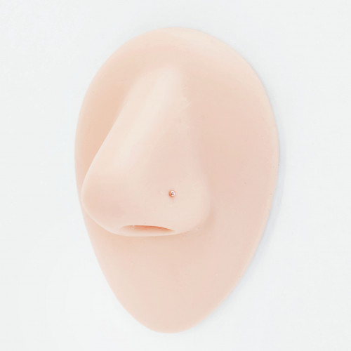 Нострила гвоздик 0,5 мм. Шарик 1,5 мм. NOSE-1,5