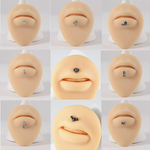 Интернал-лабрета 1,2 мм. Летучая мышь. IL0077