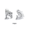 Серьги-гвоздики. Пара. Акулы. SE0374-2
