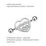 Украшения для пирсинга сосков. Сердце. SNPD6980-2