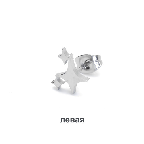 Серьга-гвоздик. Искры. SE2083