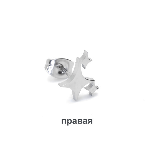 Серьга-гвоздик. Искры. SE2083