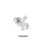 Серьга-гвоздик. Искры. SE2083