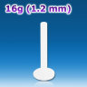 Стержень лабреты 1,2 мм Push-in (без резьбы). Bioflex. XINLB16