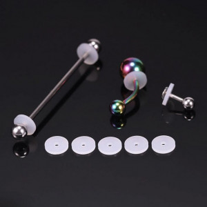 Силиконовый диск для пирсинга. 7 мм. SDP16