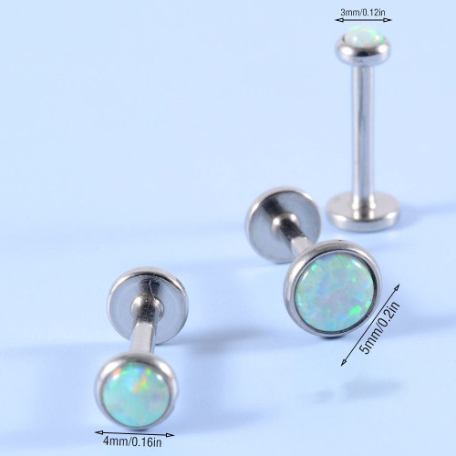 Интернал-лабрета 1,2 мм. Опал 3 мм. LBSO0538