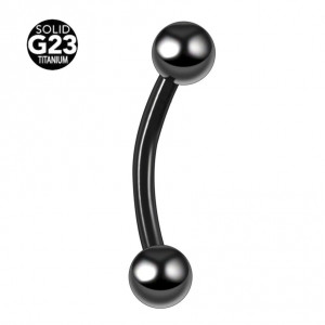 Микробанан 1,2 мм. Титан. Черное анодирование. BNE16Tblack