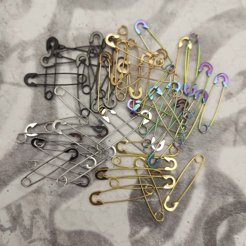 Серьга 0,8 мм. Булавка, золотое титановое покрытие. BBER1012