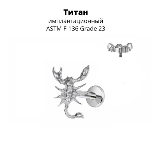 Интернал-лабрета. Титан. Скорпион. ILT3760